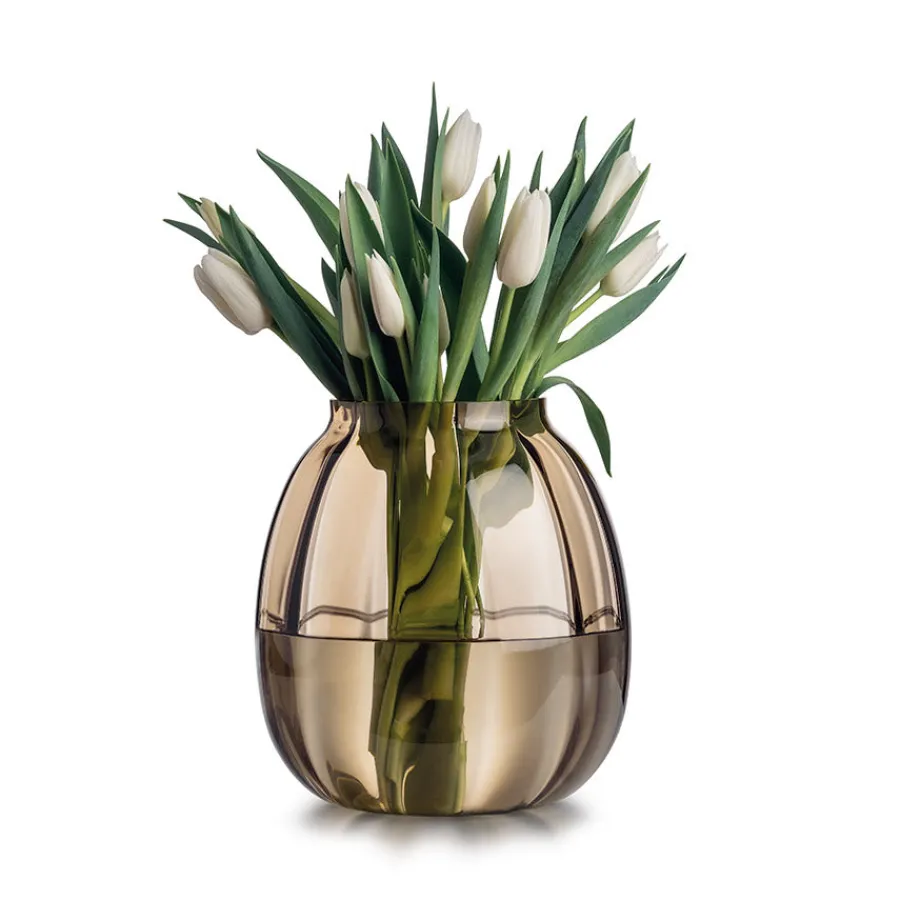 Dekor|Vaser>HADELAND GLASSVERK Ella Vase Kakao 22cm