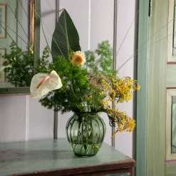 Dekor|Vaser>HADELAND GLASSVERK Emily Vase 23cm Grønn Optikk