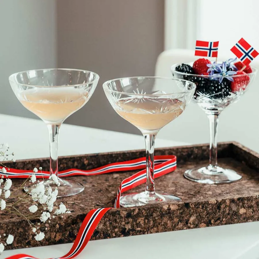 Champagne>HADELAND GLASSVERK Finn Champagneskål 18cl