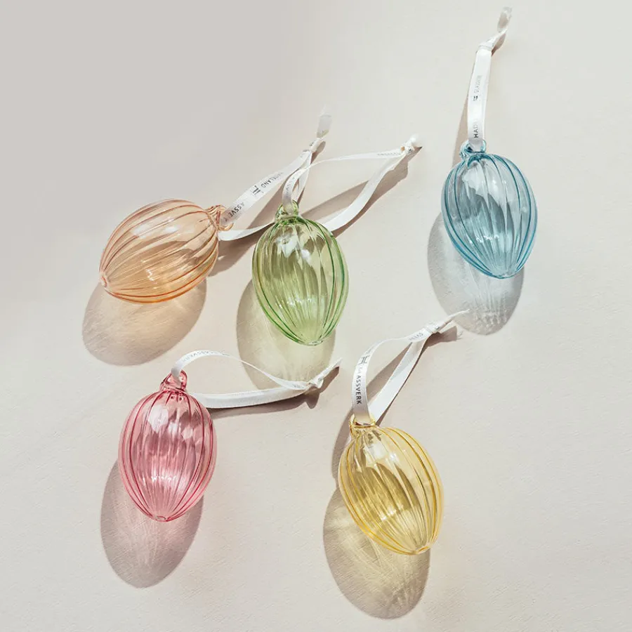 Dekor>HADELAND GLASSVERK Glassegg Oppheng Optikk 5pk