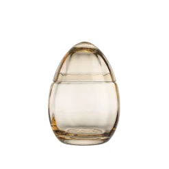 Skåler>HADELAND GLASSVERK Glassegg Gul 15cm