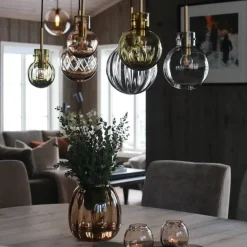 Anbefalte Kombinasjoner|Taklamper>HADELAND GLASSVERK Krystalkule Taklampe