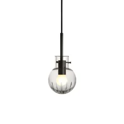 Taklamper|Lamper Fra Hadeland Glassverk>HADELAND GLASSVERK Krystallkule Taklampe Stor Stjerne Klar