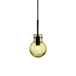 Lamper Fra Hadeland Glassverk|Taklamper>HADELAND GLASSVERK Krystallkule Taklampe Soda Oliven