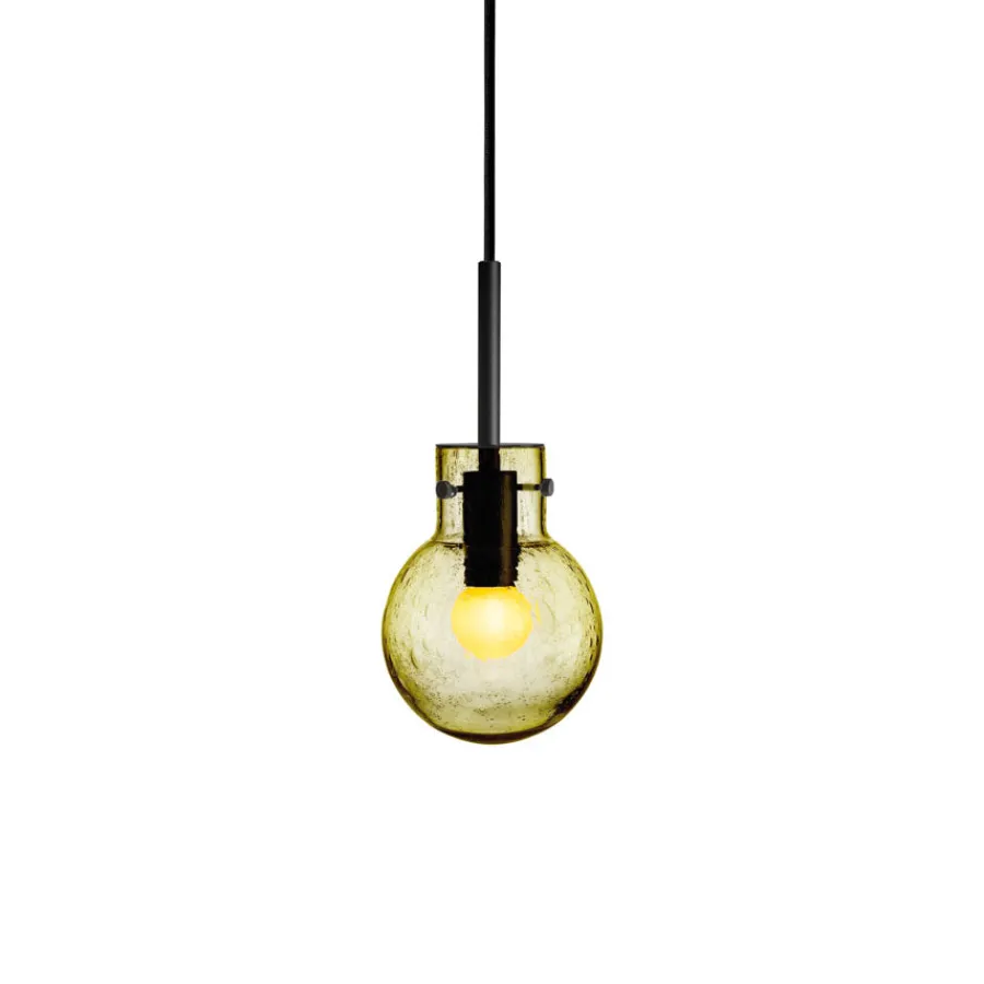 Lamper Fra Hadeland Glassverk|Taklamper>HADELAND GLASSVERK Krystallkule Taklampe Soda Oliven
