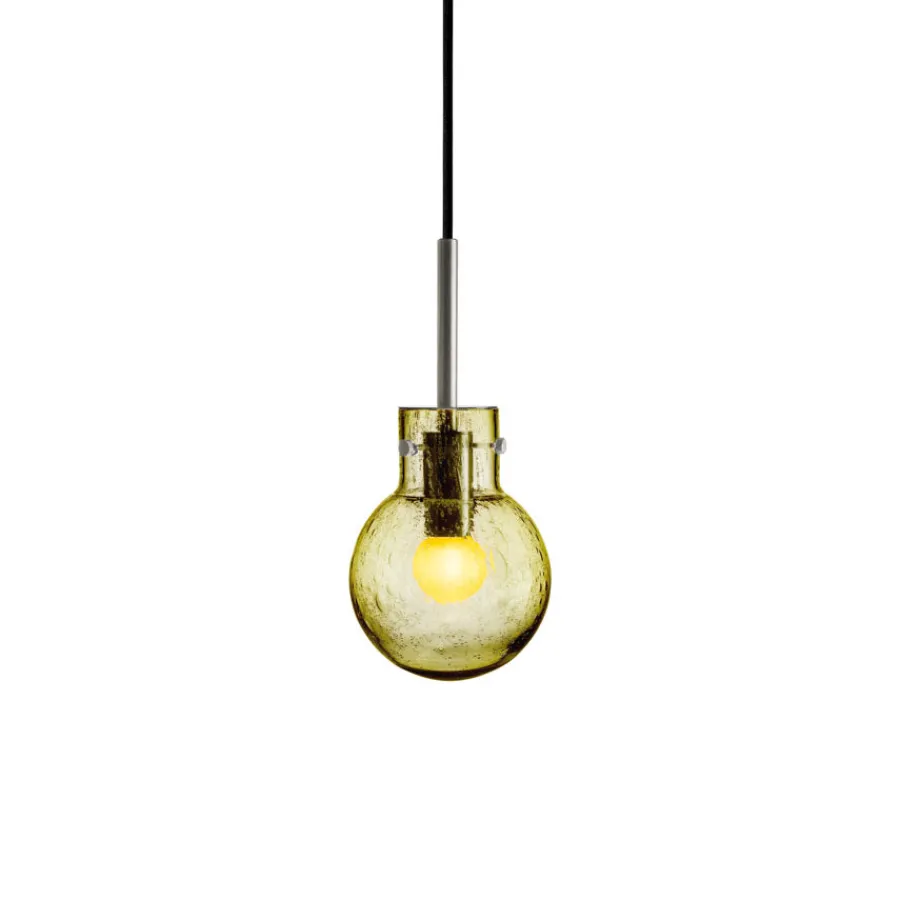 Lamper Fra Hadeland Glassverk|Taklamper>HADELAND GLASSVERK Krystallkule Taklampe Soda Oliven