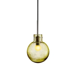 Lamper Fra Hadeland Glassverk|Taklamper>HADELAND GLASSVERK Krystallkule Taklampe Soda Oliven