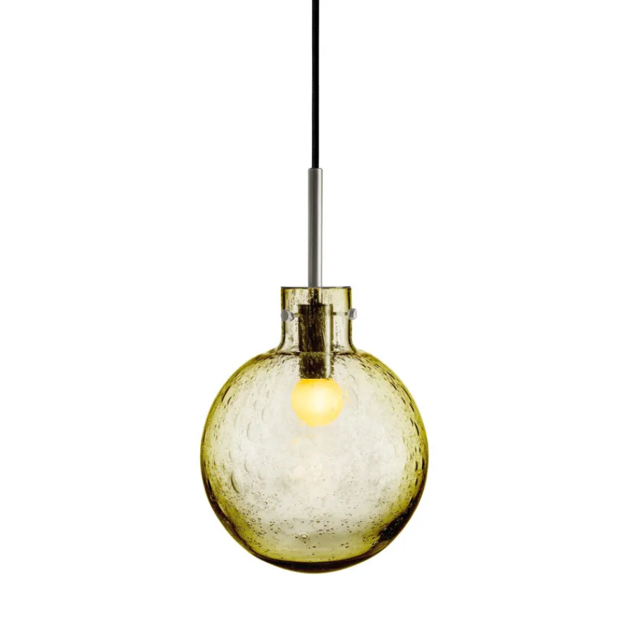 Lamper Fra Hadeland Glassverk|Taklamper>HADELAND GLASSVERK Krystallkule Taklampe Soda Oliven