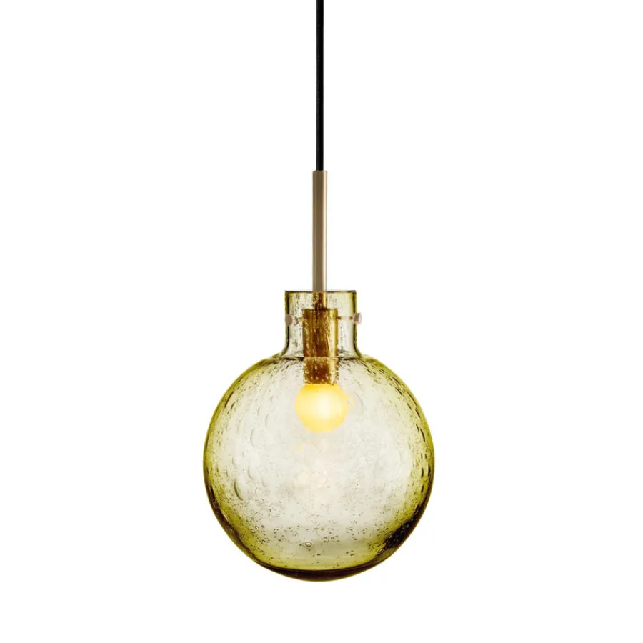 Lamper Fra Hadeland Glassverk|Taklamper>HADELAND GLASSVERK Krystallkule Taklampe Soda Oliven