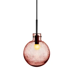 Taklamper|Lamper Fra Hadeland Glassverk>HADELAND GLASSVERK Krystallkule Taklampe Soda Morgenrød