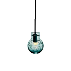 Taklamper|Lamper Fra Hadeland Glassverk>HADELAND GLASSVERK Krystallkule Lampe