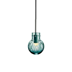 Taklamper|Lamper Fra Hadeland Glassverk>HADELAND GLASSVERK Krystallkule Lampe