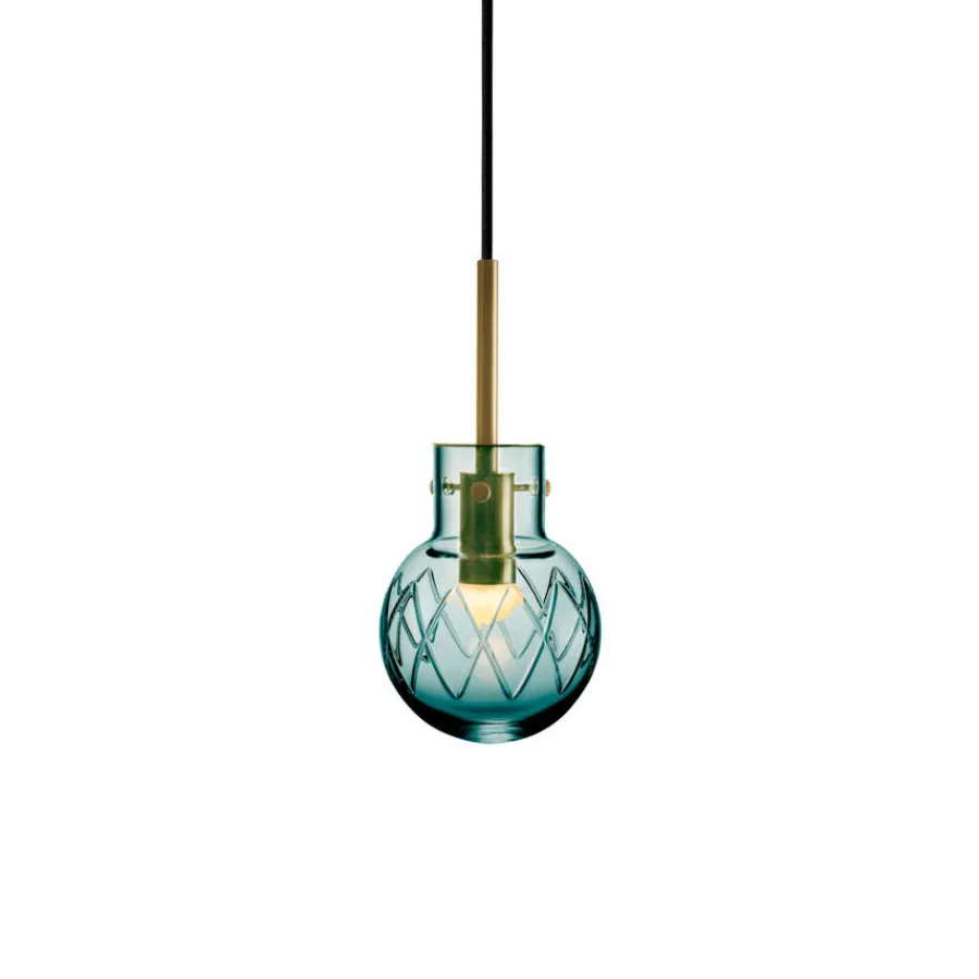 Taklamper|Lamper Fra Hadeland Glassverk>HADELAND GLASSVERK Krystallkule Lampe