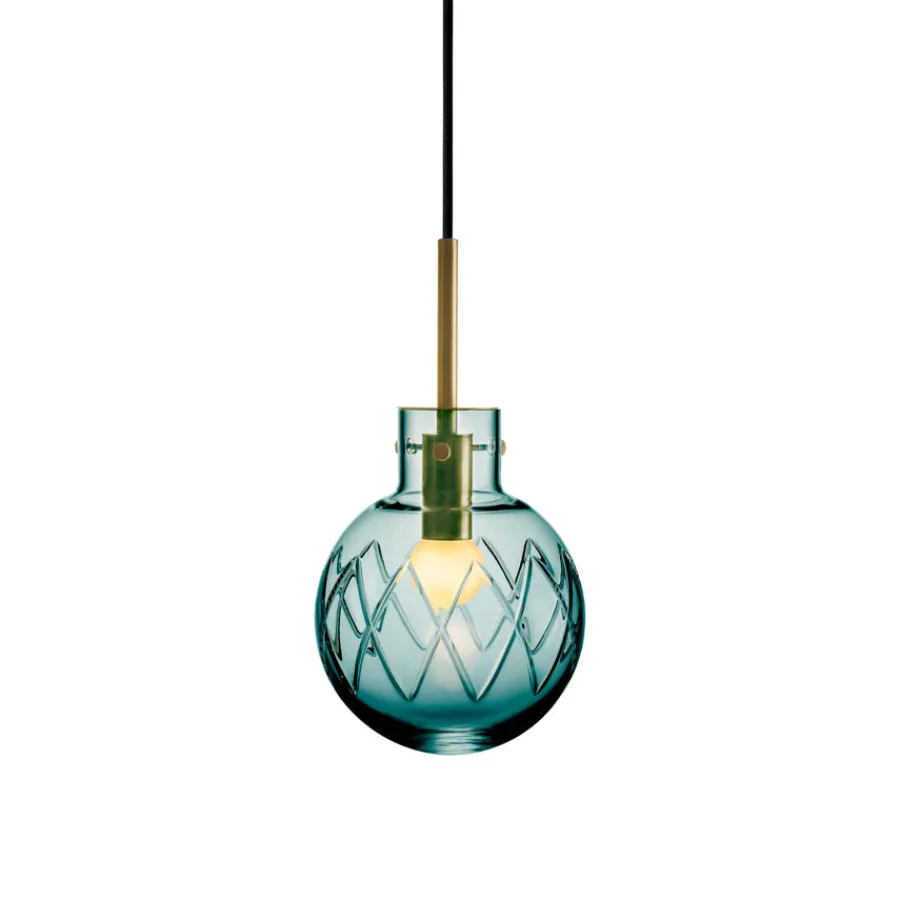 Taklamper|Lamper Fra Hadeland Glassverk>HADELAND GLASSVERK Krystallkule Lampe