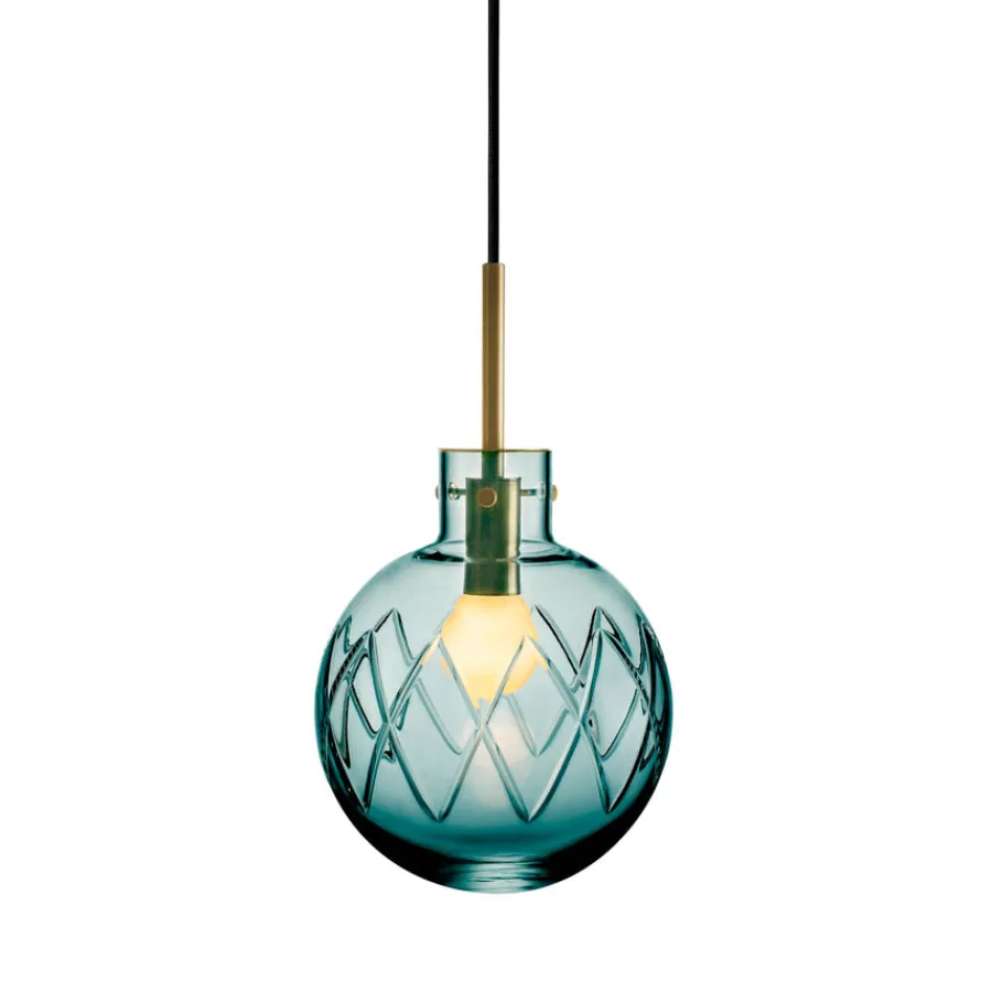 Taklamper|Lamper Fra Hadeland Glassverk>HADELAND GLASSVERK Krystallkule Lampe