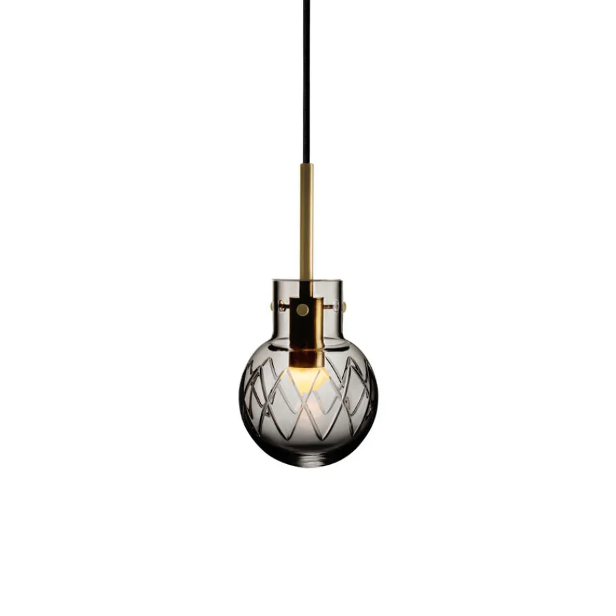 Taklamper|Lamper Fra Hadeland Glassverk>HADELAND GLASSVERK Krystallkule Taklampe