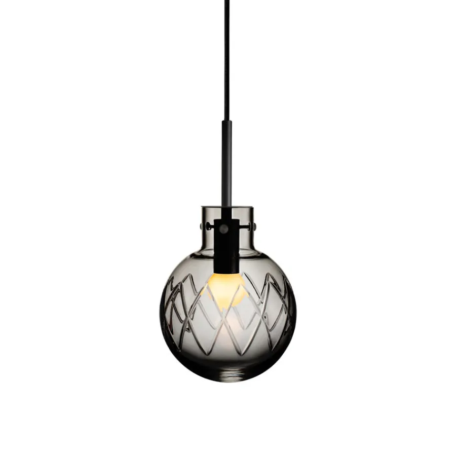 Taklamper|Lamper Fra Hadeland Glassverk>HADELAND GLASSVERK Krystallkule Taklampe