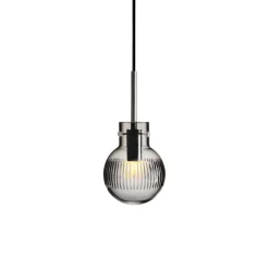 Taklamper|Lamper Fra Hadeland Glassverk>HADELAND GLASSVERK Krystallkule Taklampe Skjær Røkgrå