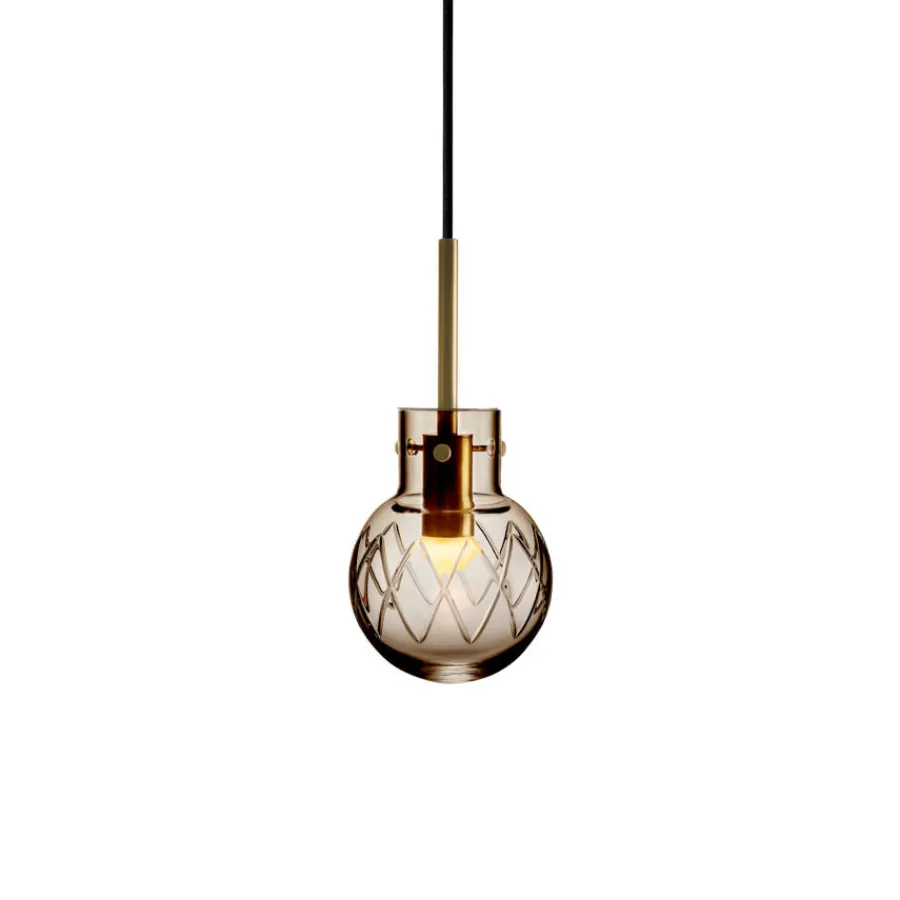 Taklamper|Lamper Fra Hadeland Glassverk>HADELAND GLASSVERK Krystallkule Taklampe