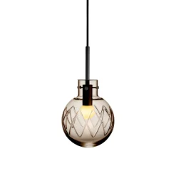 Taklamper|Lamper Fra Hadeland Glassverk>HADELAND GLASSVERK Krystallkule Taklampe