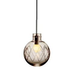 Taklamper|Lamper Fra Hadeland Glassverk>HADELAND GLASSVERK Krystallkule Taklampe
