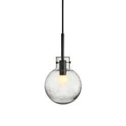Taklamper|Lamper Fra Hadeland Glassverk>HADELAND GLASSVERK Krystallkule Taklampe Soda Klar