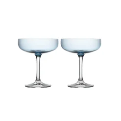 Champagne>HADELAND GLASSVERK Odyssé Cavaskål Blå 25cl 2pk