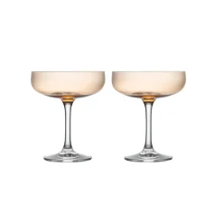 Champagne>HADELAND GLASSVERK Odyssé Cavaskål Orange 25cl 2pk