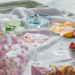 Champagne>HADELAND GLASSVERK Odyssé Cavaskål 25cl 2pk Grønn