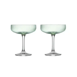 Champagne>HADELAND GLASSVERK Odyssé Cavaskål 25cl 2pk Grønn