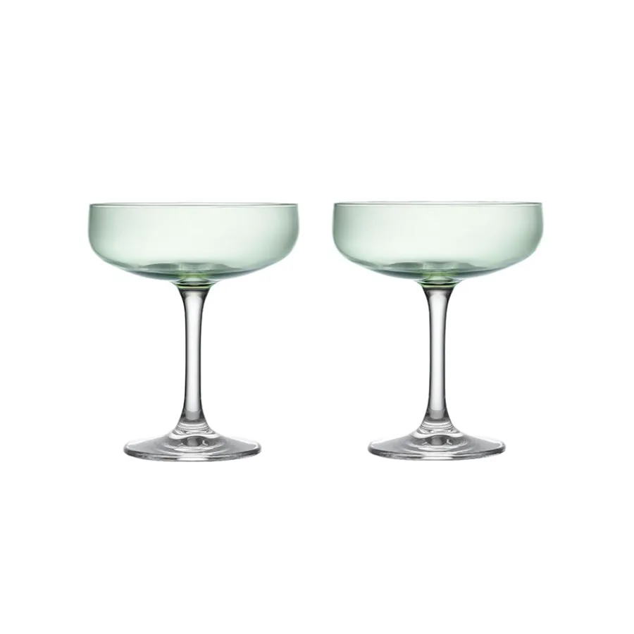 Champagne>HADELAND GLASSVERK Odyssé Cavaskål 25cl 2pk Grønn