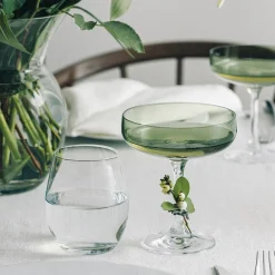 Champagne>HADELAND GLASSVERK Odyssé Cavaskål Oliven 25cl 2pk