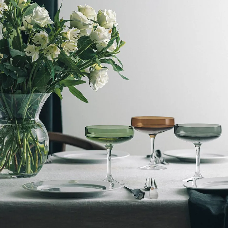 Champagne>HADELAND GLASSVERK Odyssé Cavaskål Kakao 25cl 2pk