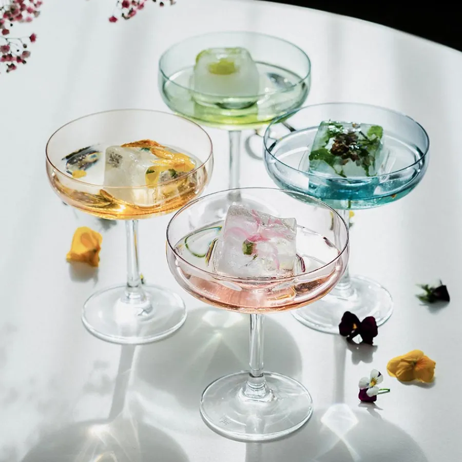 Champagne>HADELAND GLASSVERK Odyssé Cavaskål Rosa 25cl 2pk