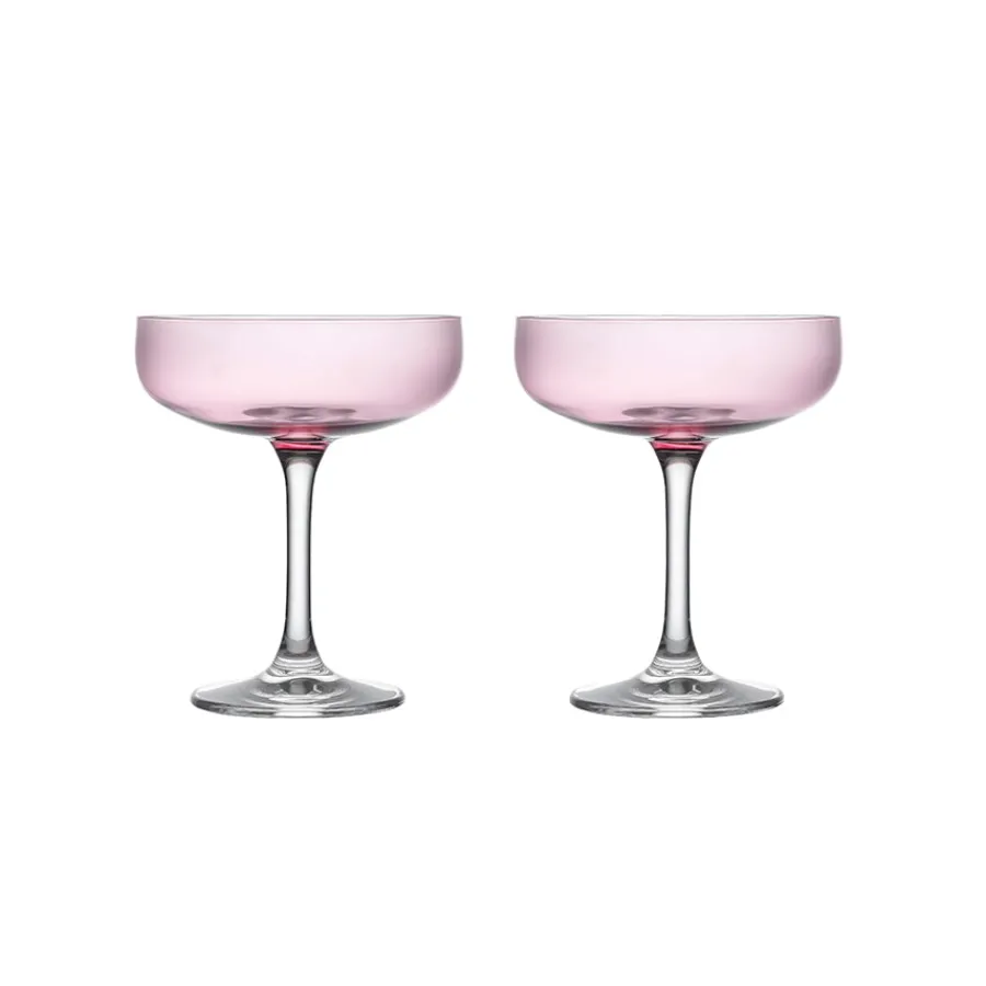 Champagne>HADELAND GLASSVERK Odyssé Cavaskål Rosa 25cl 2pk