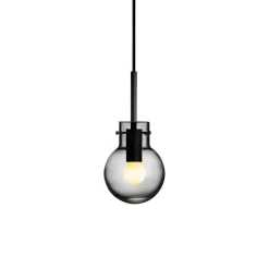 Taklamper|Lamper Fra Hadeland Glassverk>HADELAND GLASSVERK Røkgrå Taklampe