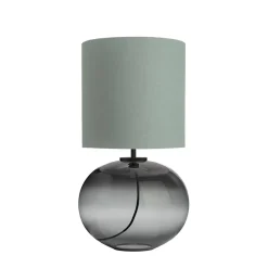 Bordlamper|Lamper Fra Hadeland Glassverk>HADELAND GLASSVERK Senja Bordlampe Røkgrå