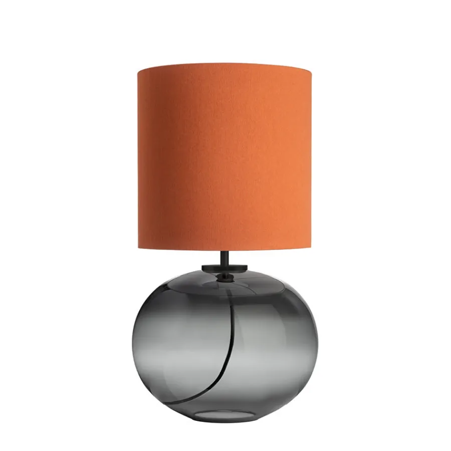Bordlamper|Lamper Fra Hadeland Glassverk>HADELAND GLASSVERK Senja Bordlampe Røkgrå