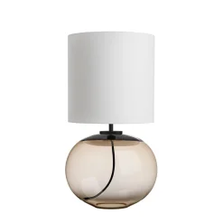 Bordlamper|Lamper Fra Hadeland Glassverk>HADELAND GLASSVERK Senja Bordlampe Kakao