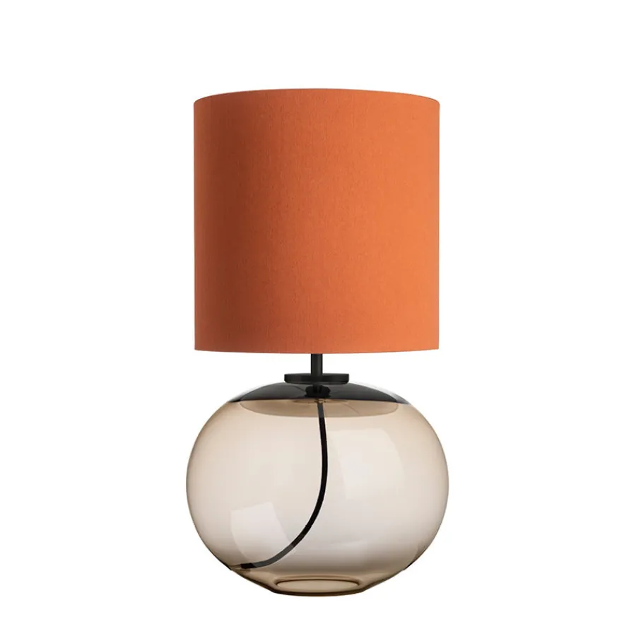 Bordlamper|Lamper Fra Hadeland Glassverk>HADELAND GLASSVERK Senja Bordlampe Kakao