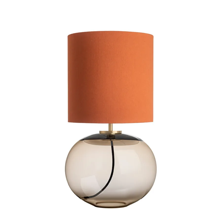 Bordlamper|Lamper Fra Hadeland Glassverk>HADELAND GLASSVERK Senja Bordlampe Kakao