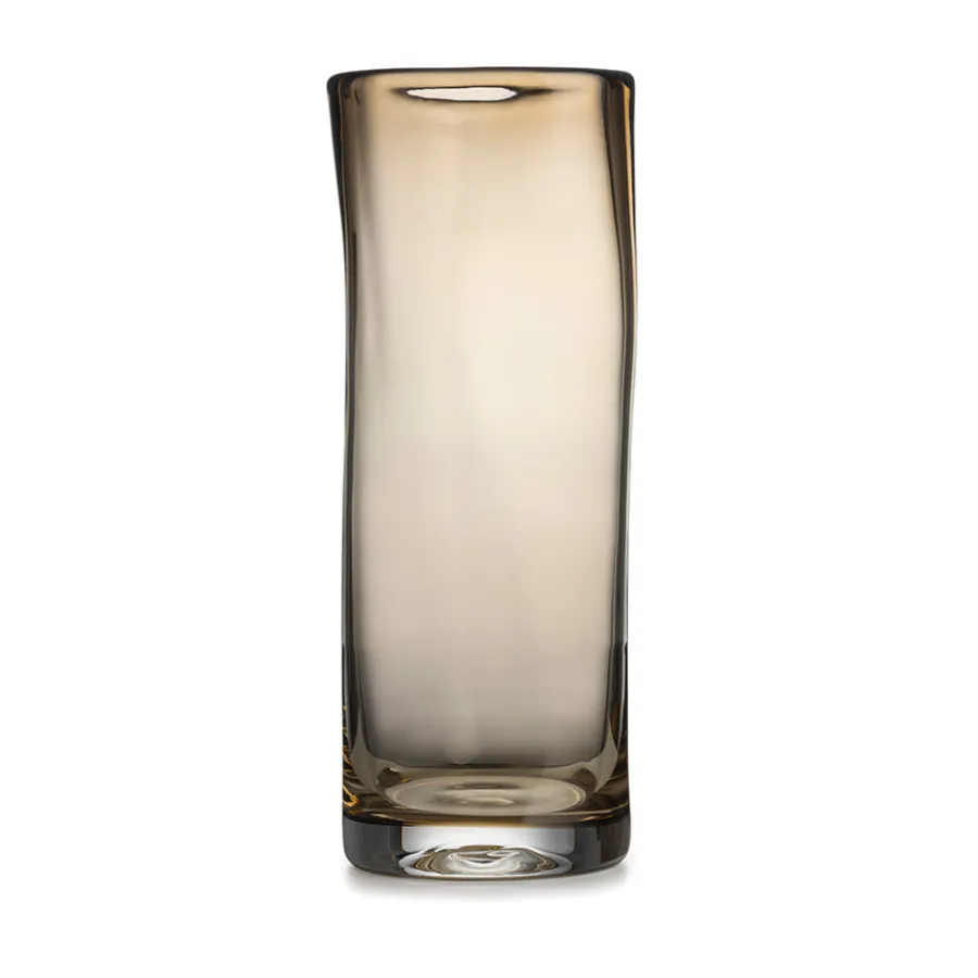 Dekor|Vaser>HADELAND GLASSVERK Sine Vase 29,5x11cm Kakao
