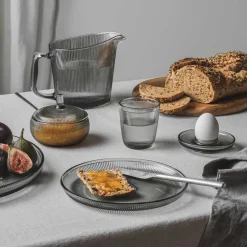 Asjetter>HADELAND GLASSVERK Siri Asjett 20,5cm Røkgrå 4pk
