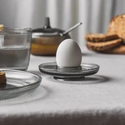 Eggeglass>HADELAND GLASSVERK Siri Eggeglass 4pk Røkgrå