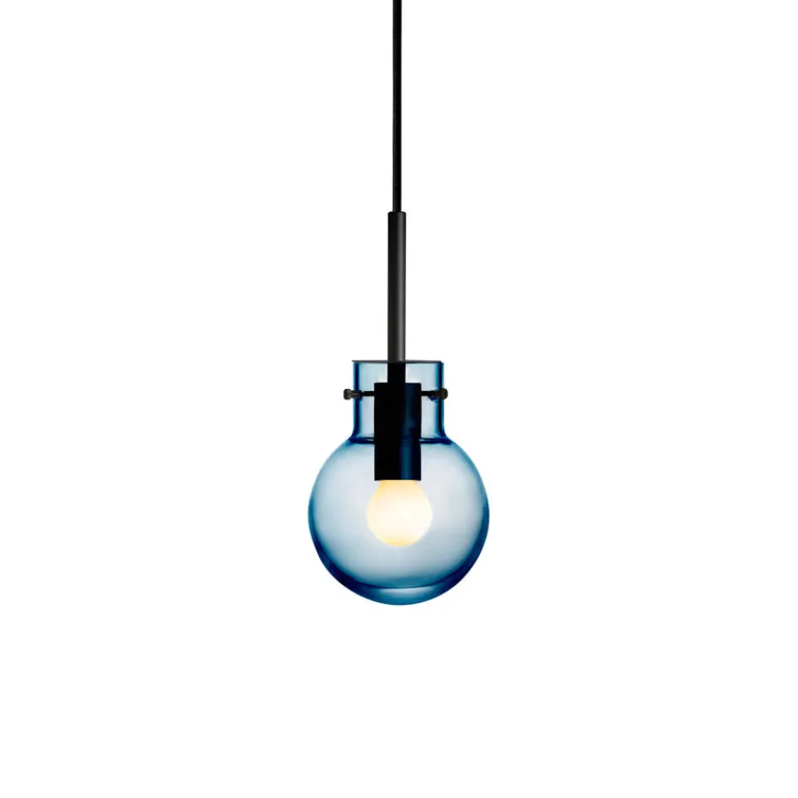 Taklamper|Lamper Fra Hadeland Glassverk>HADELAND GLASSVERK Stålblå Taklampe