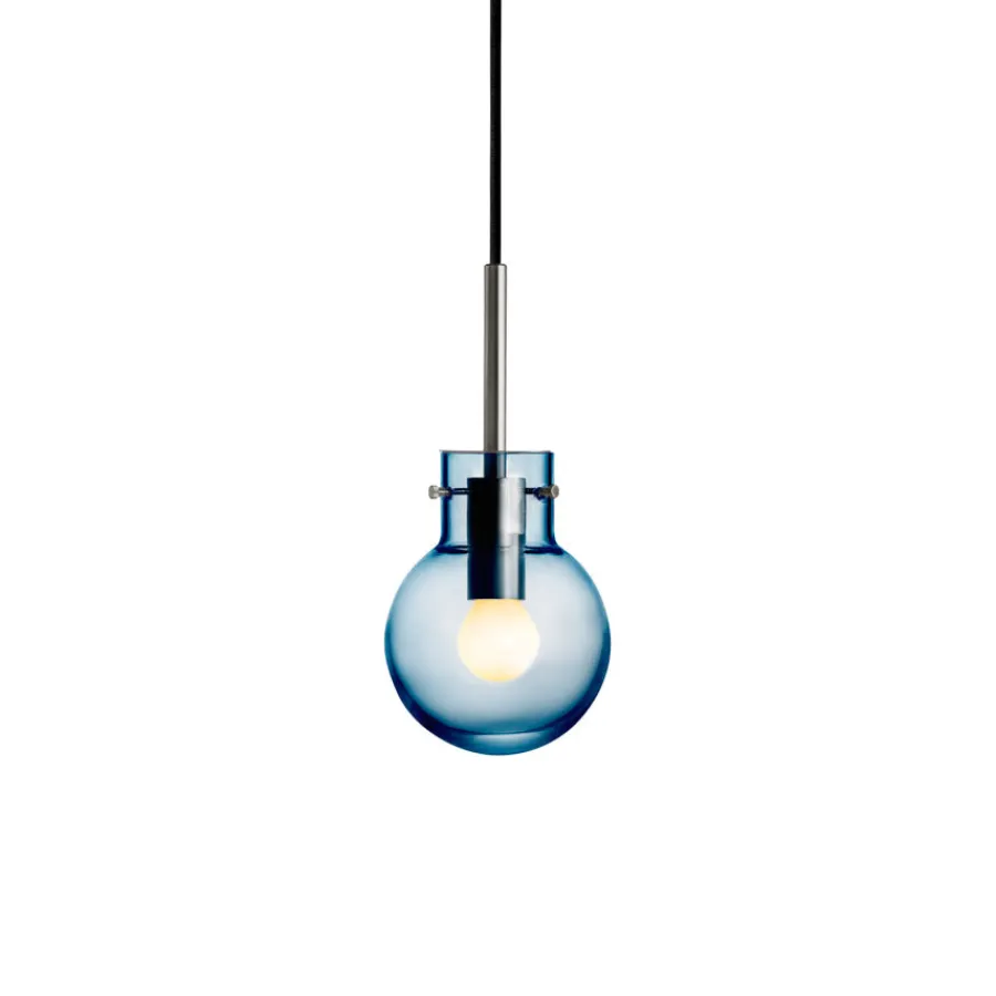 Taklamper|Lamper Fra Hadeland Glassverk>HADELAND GLASSVERK Stålblå Taklampe