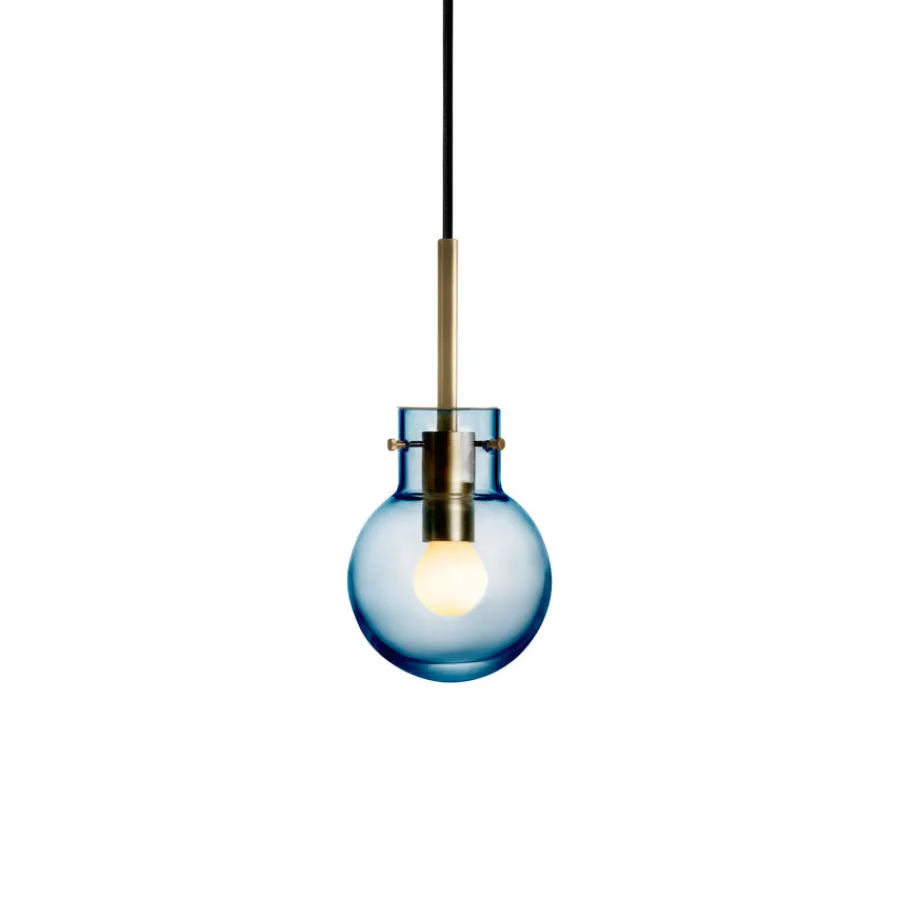 Taklamper|Lamper Fra Hadeland Glassverk>HADELAND GLASSVERK Stålblå Taklampe