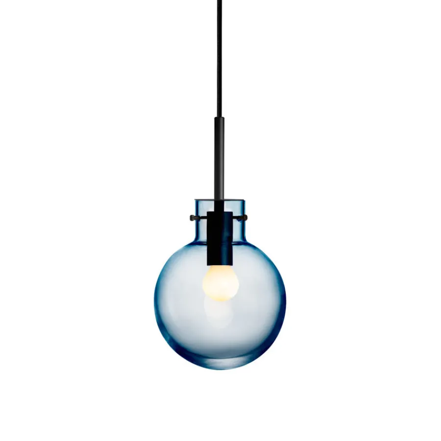 Taklamper|Lamper Fra Hadeland Glassverk>HADELAND GLASSVERK Stålblå Taklampe