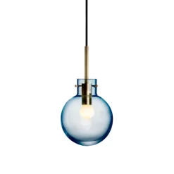 Taklamper|Lamper Fra Hadeland Glassverk>HADELAND GLASSVERK Stålblå Taklampe