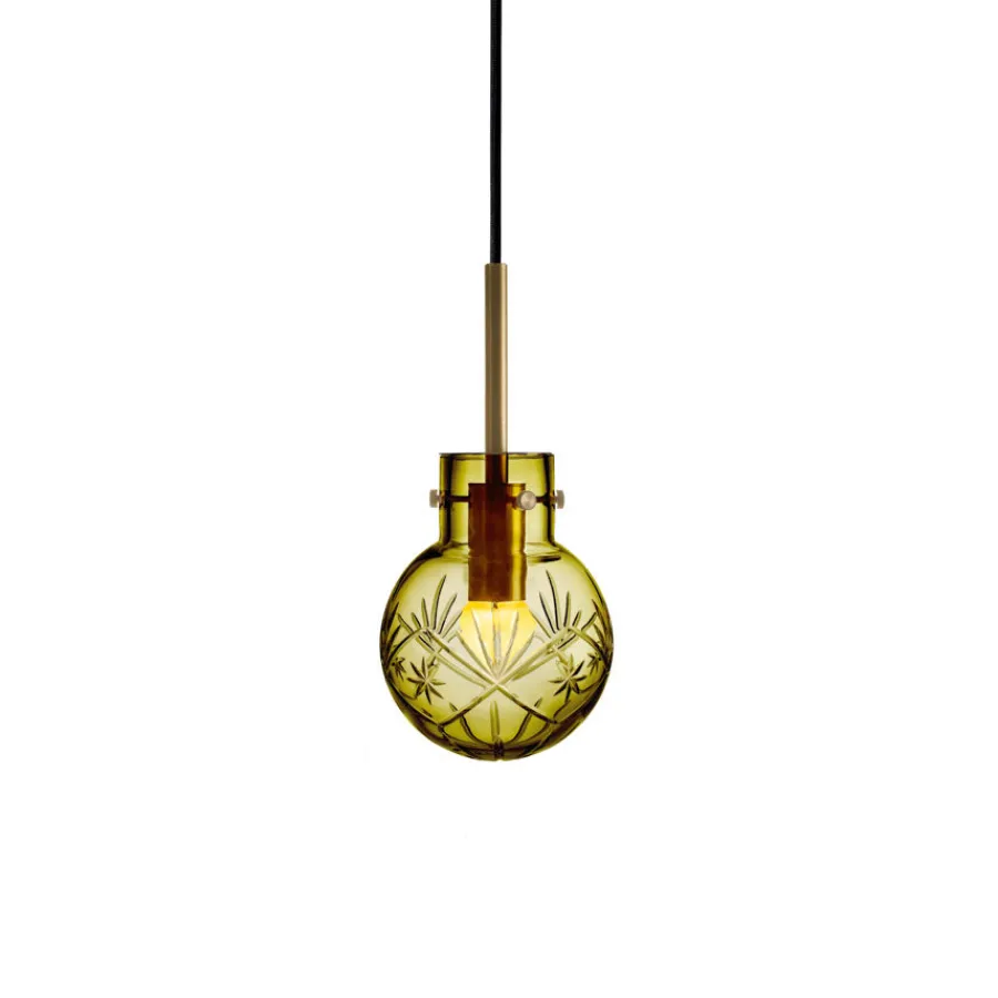 Taklamper|Lamper Fra Hadeland Glassverk>HADELAND GLASSVERK Taklampe Finn Oliven